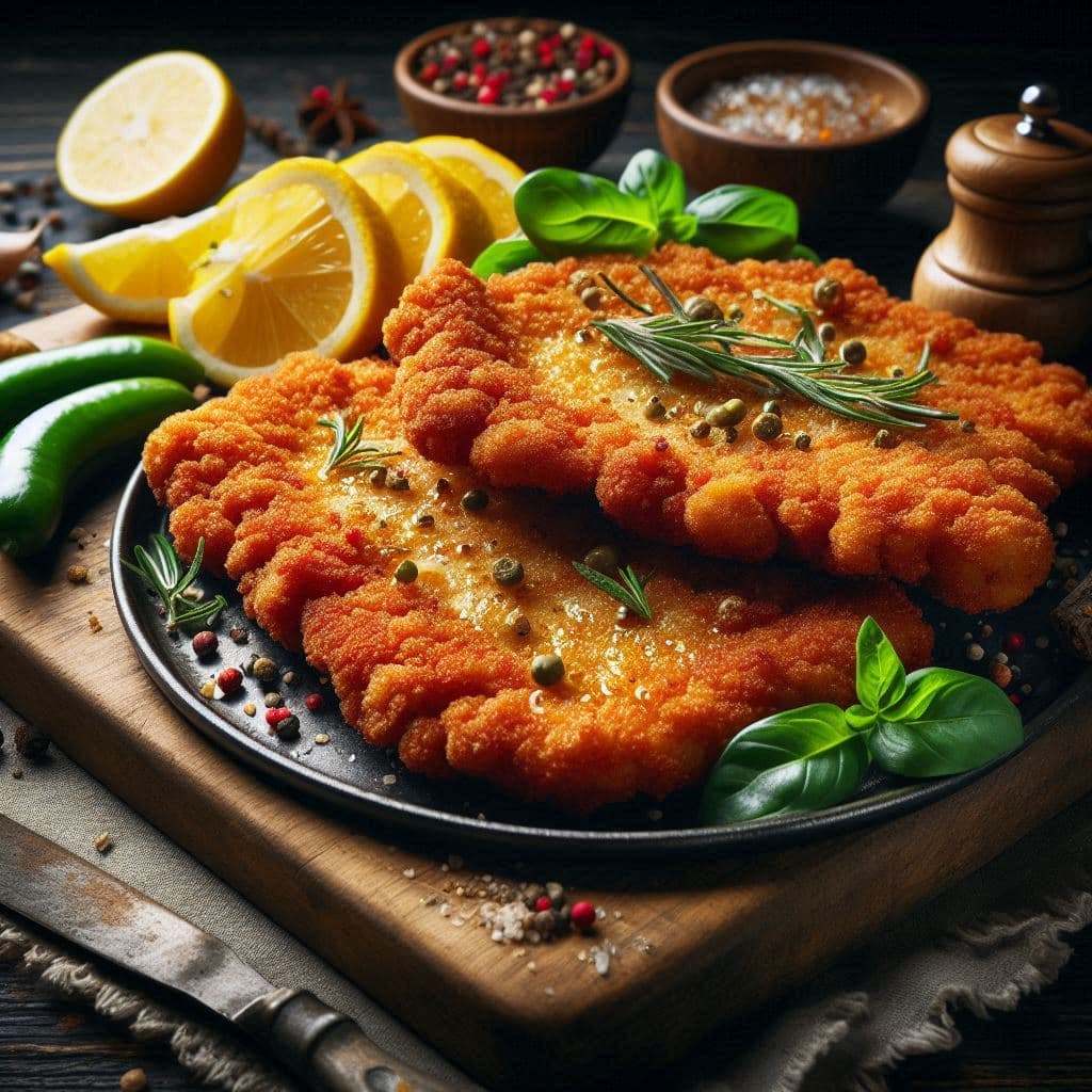 Wienerschnitzel meal image