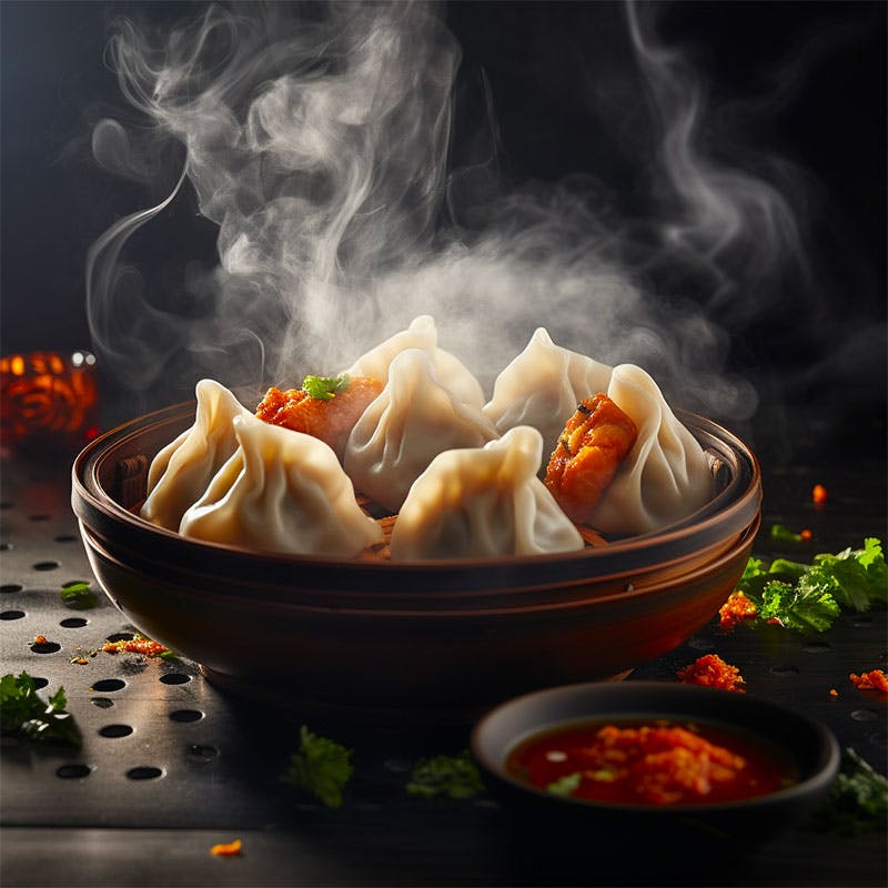 Steamed dumplings